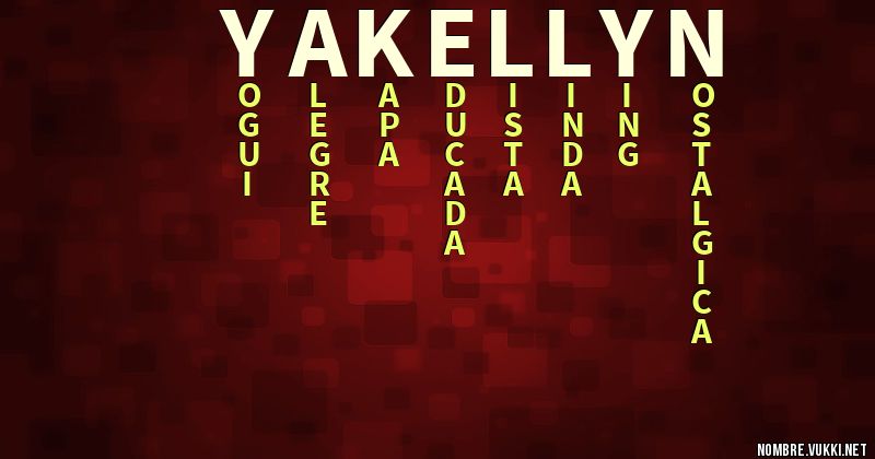 Acróstico yakellyn