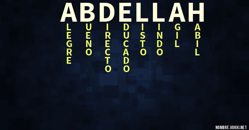 Acróstico abdellah