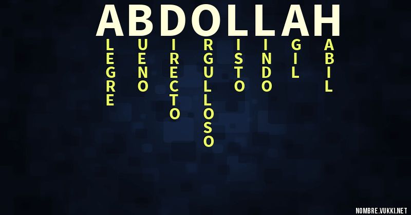 Acróstico abdollah