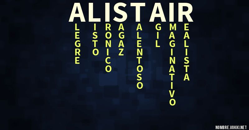 Acróstico alistair