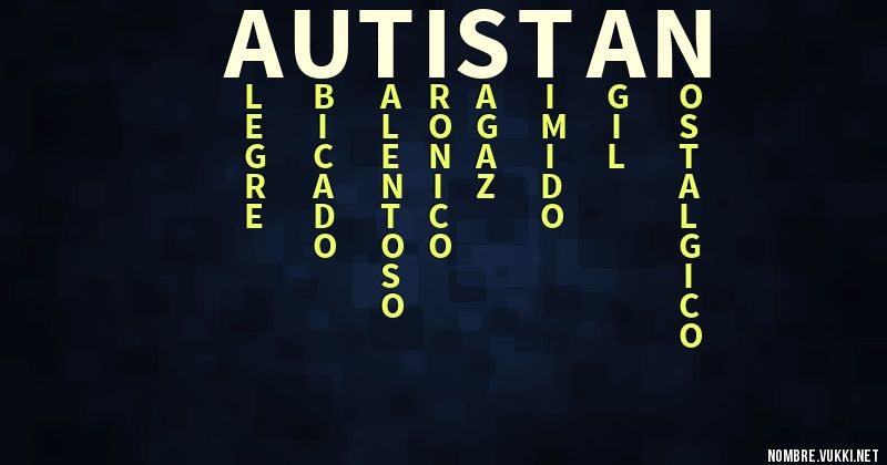 Acróstico autistan