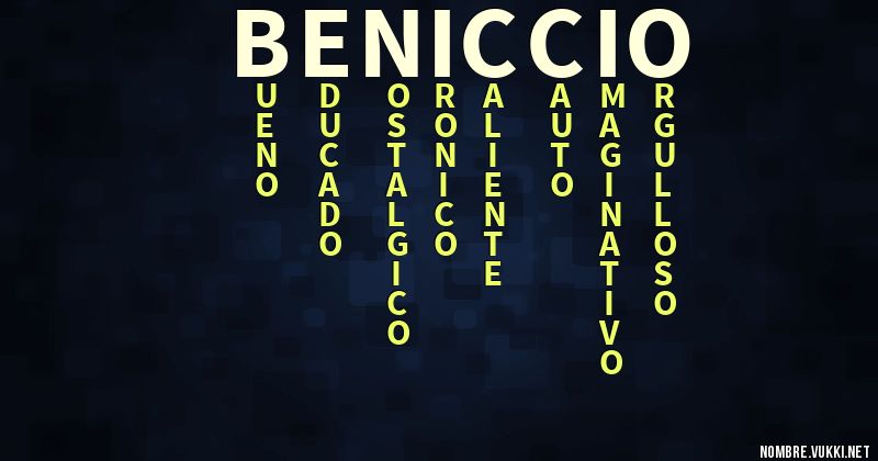 Acróstico beniccio