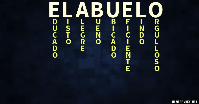 Acróstico el abuelo