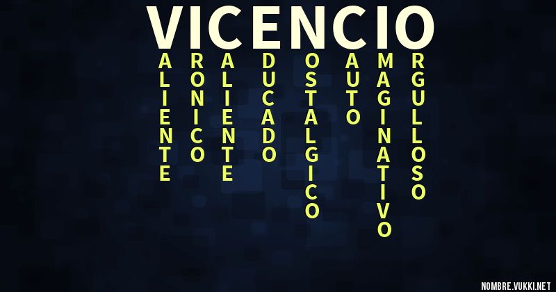 Acróstico vicencio