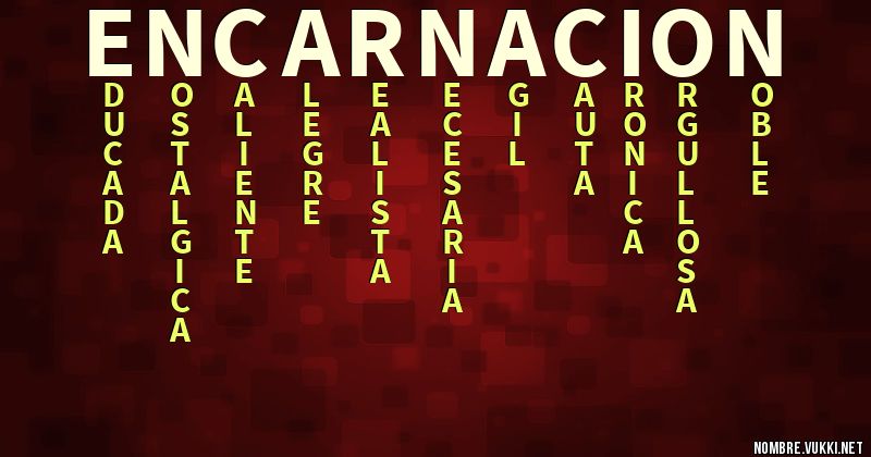 Acróstico encarnación