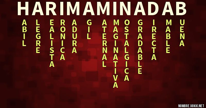 Acróstico harim aminadab