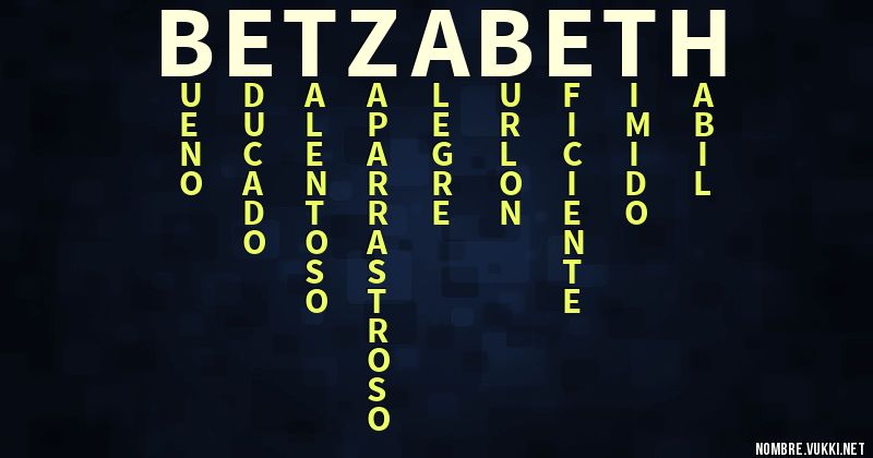 Acróstico betzabeth