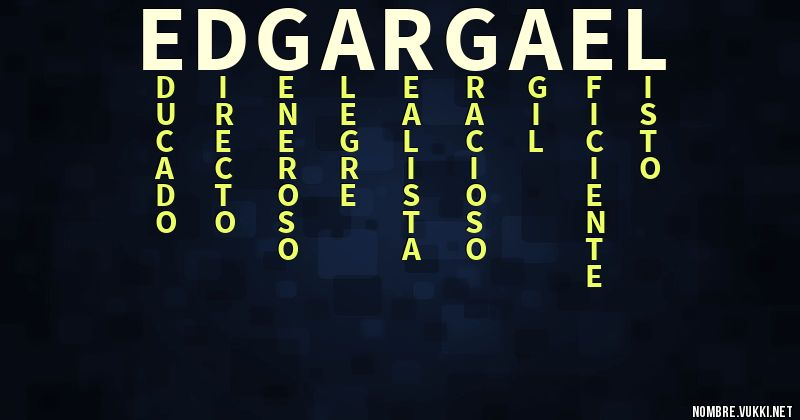 Acróstico edgar gael