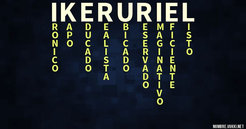 Acróstico iker uriel