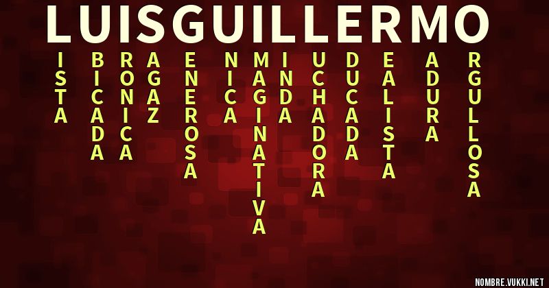 Acróstico luis guillermo