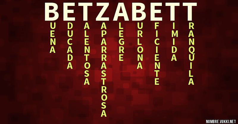 Acróstico betzabett