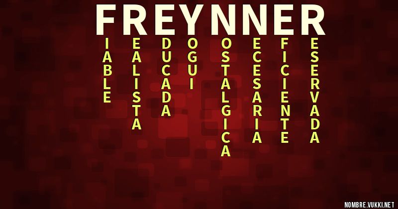 Acróstico freynner