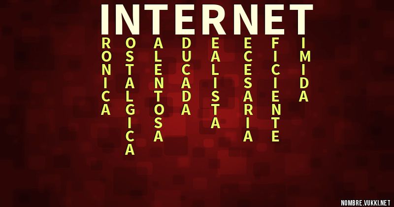 Acróstico internet