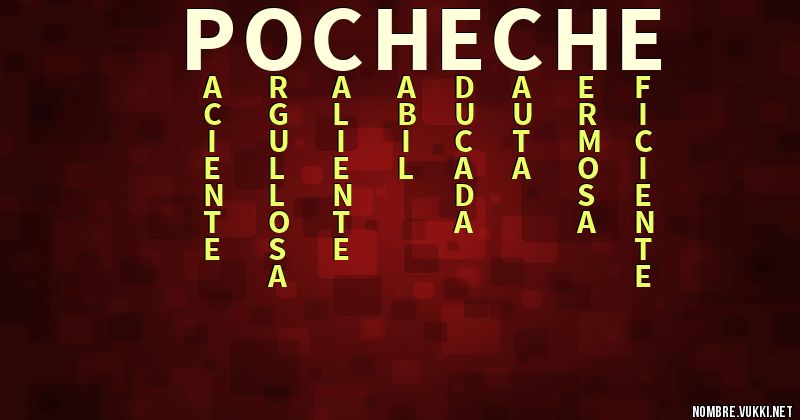 Acróstico pocheche