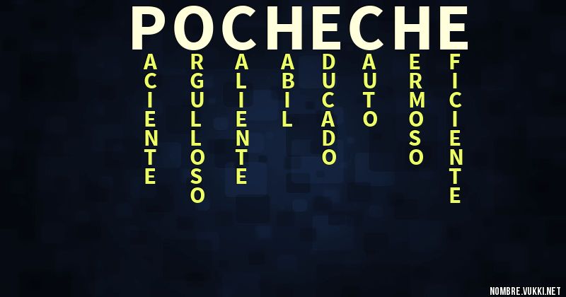 Acróstico pocheche
