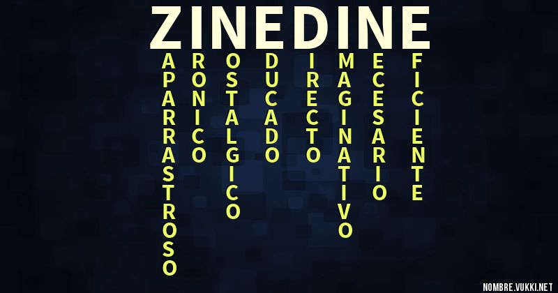 Acróstico zinedine