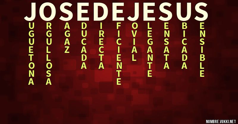 Acróstico jose de jesús