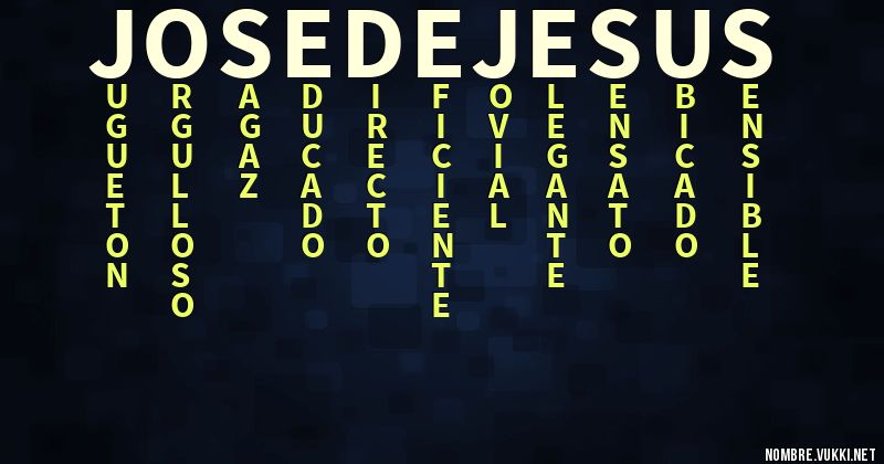 Acróstico jose de jesus