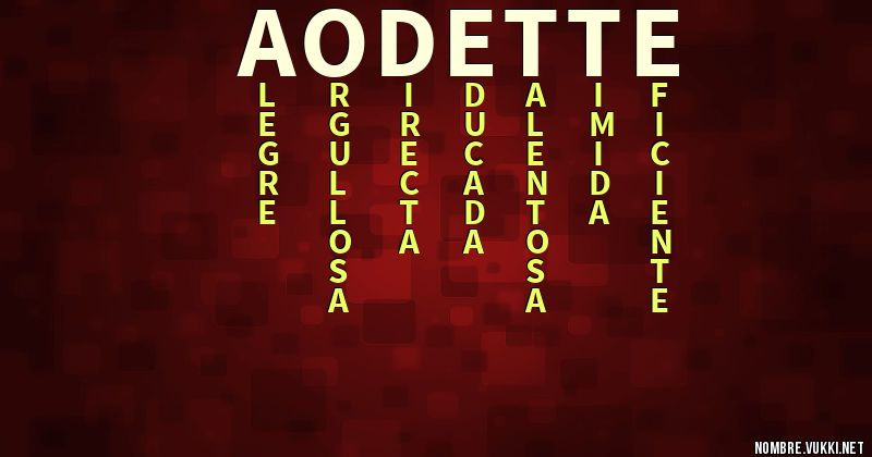 Acróstico a odette