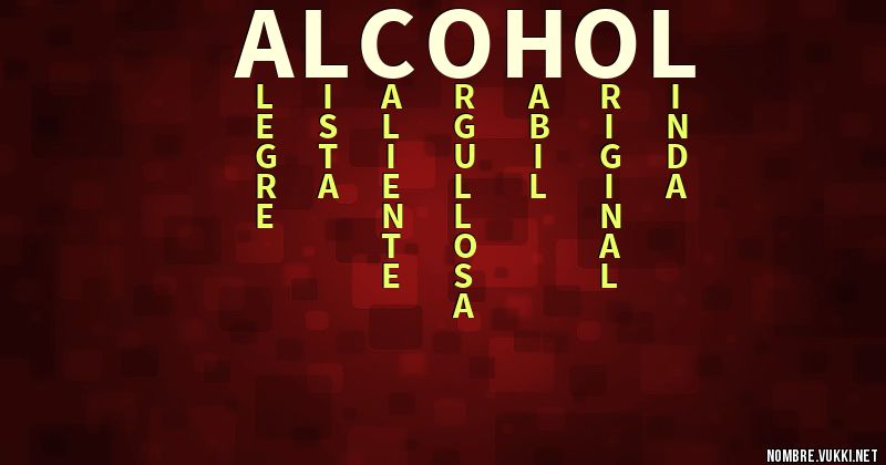 Acróstico alcohol