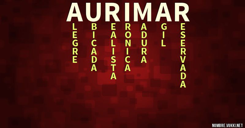 Acróstico aurimar