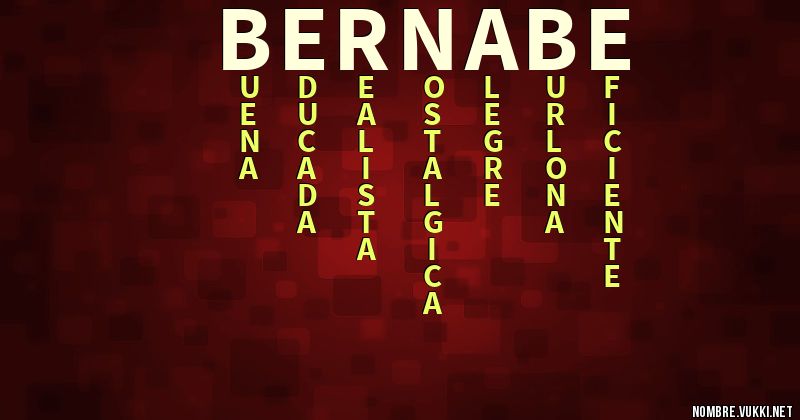 Acróstico bernabé