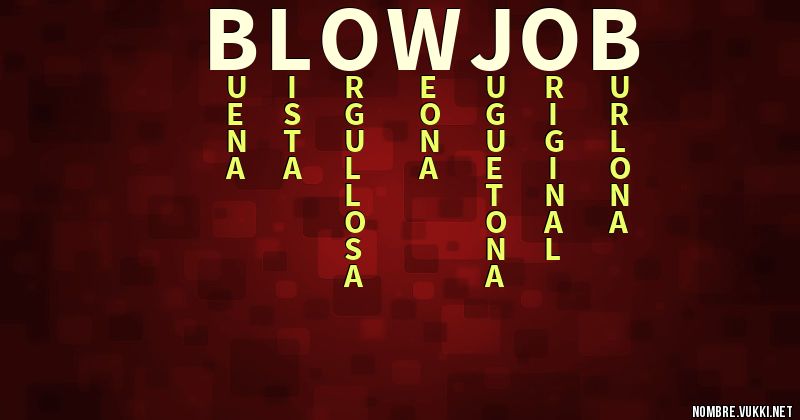 Acróstico blowjob