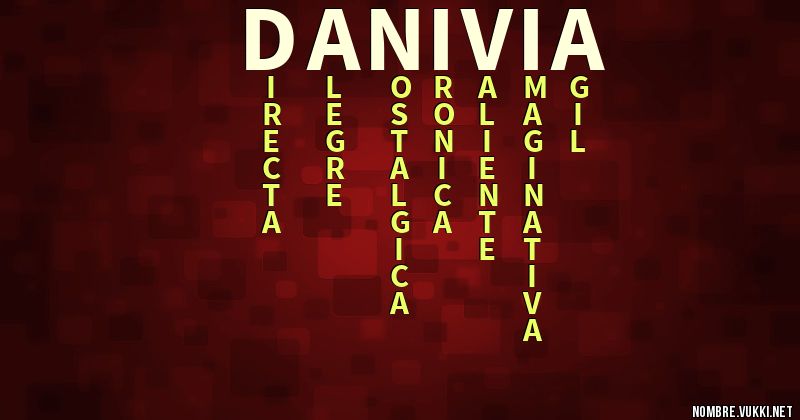 Acróstico danivia
