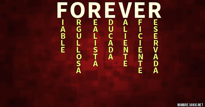 Acróstico forever