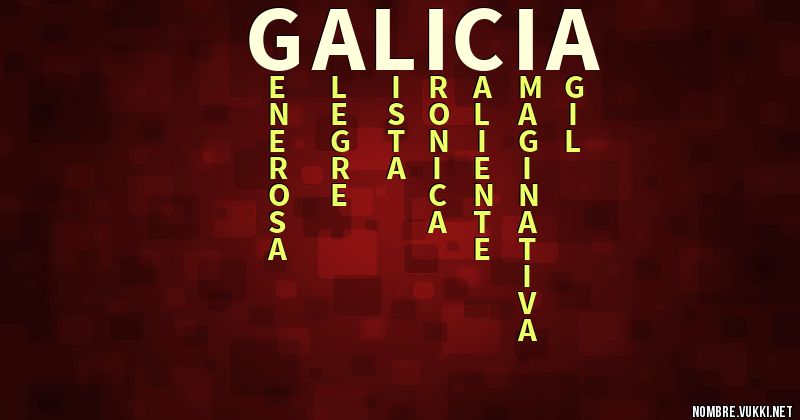 Acróstico galicia