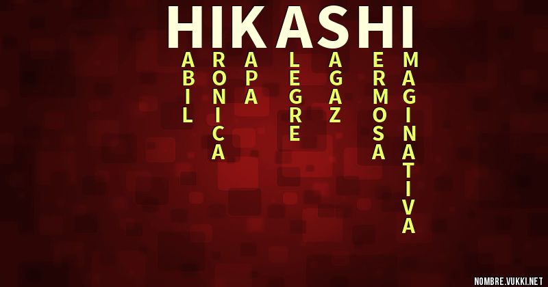 Acróstico hikashi