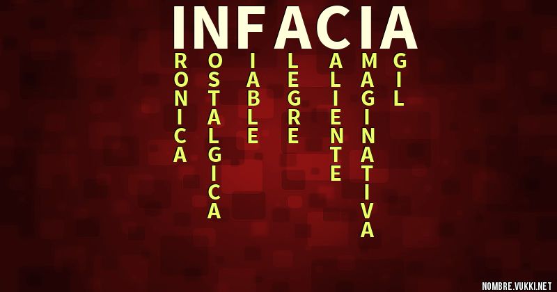 Acróstico infacia