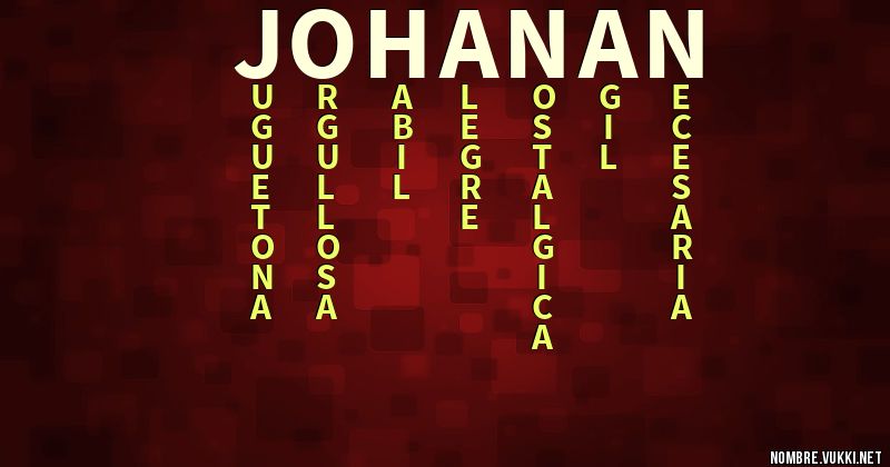 Acróstico johanan
