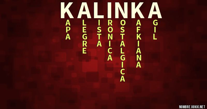 Acróstico kalinka