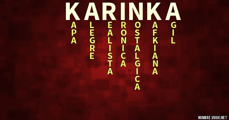 Acróstico karinka