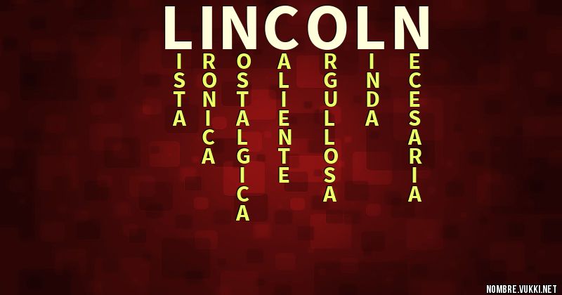 Acróstico lincoln