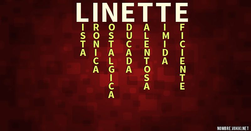 Acróstico linette