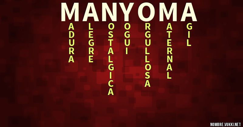 Acróstico manyoma