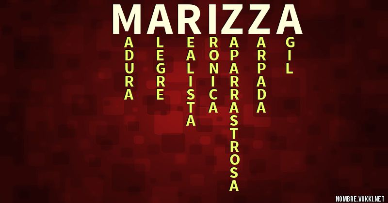 Acróstico marizza