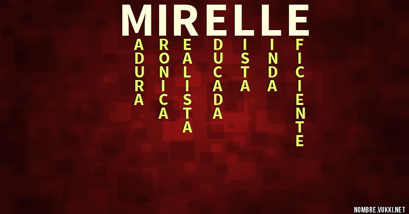 Qué Significa Mirelle 