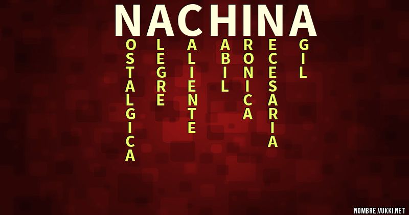 Acróstico nachina