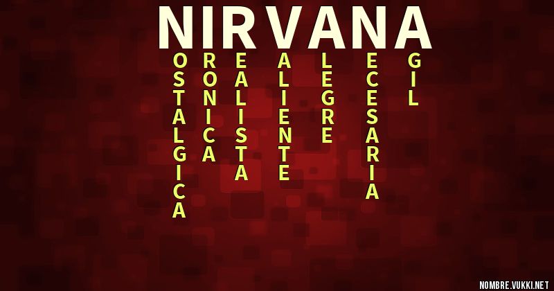 Acróstico nirvana