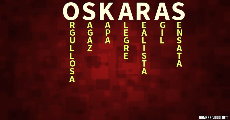 Acróstico oskaras