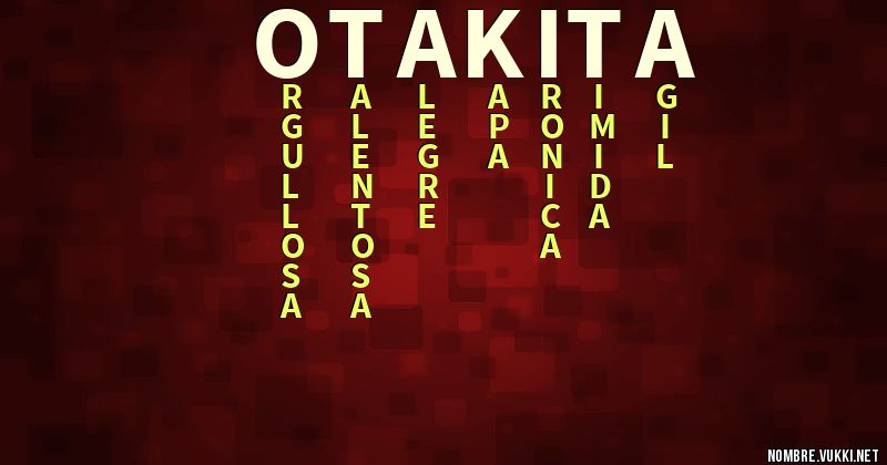 Acróstico otakita