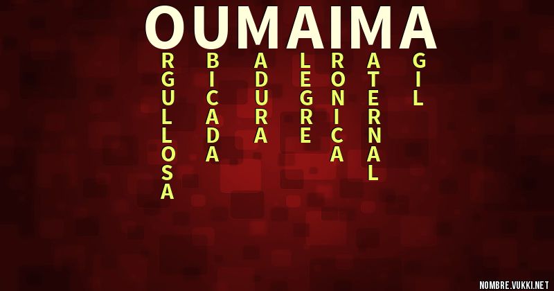 Acróstico oumaima