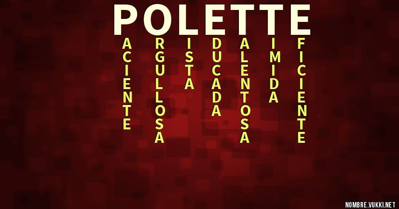 Acróstico polette