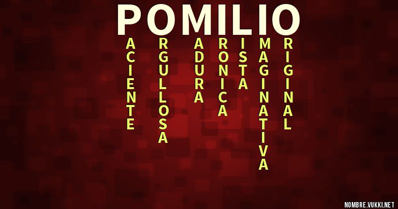 Acróstico pomilio