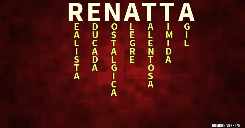 Acróstico renatta