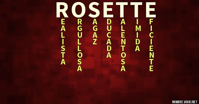Acróstico rosette