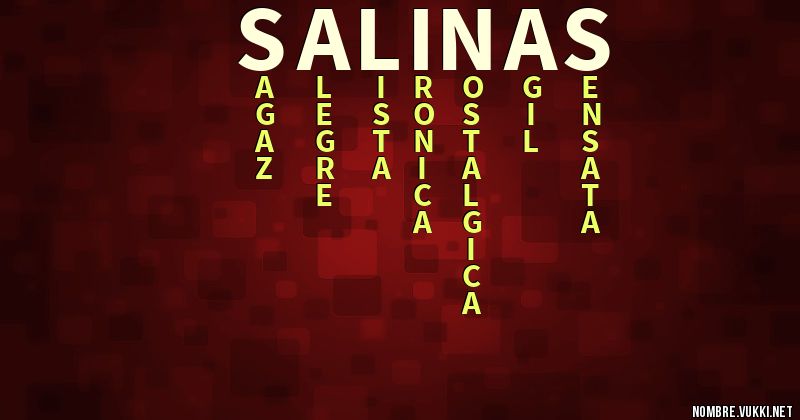 Acróstico salinas